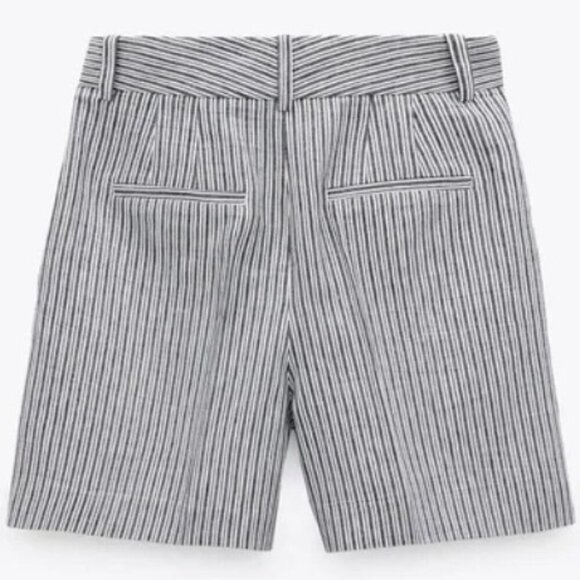 Zara Shorts with Black & White stripes SIZE XL 2542/145/066 - Picture 7 of 7